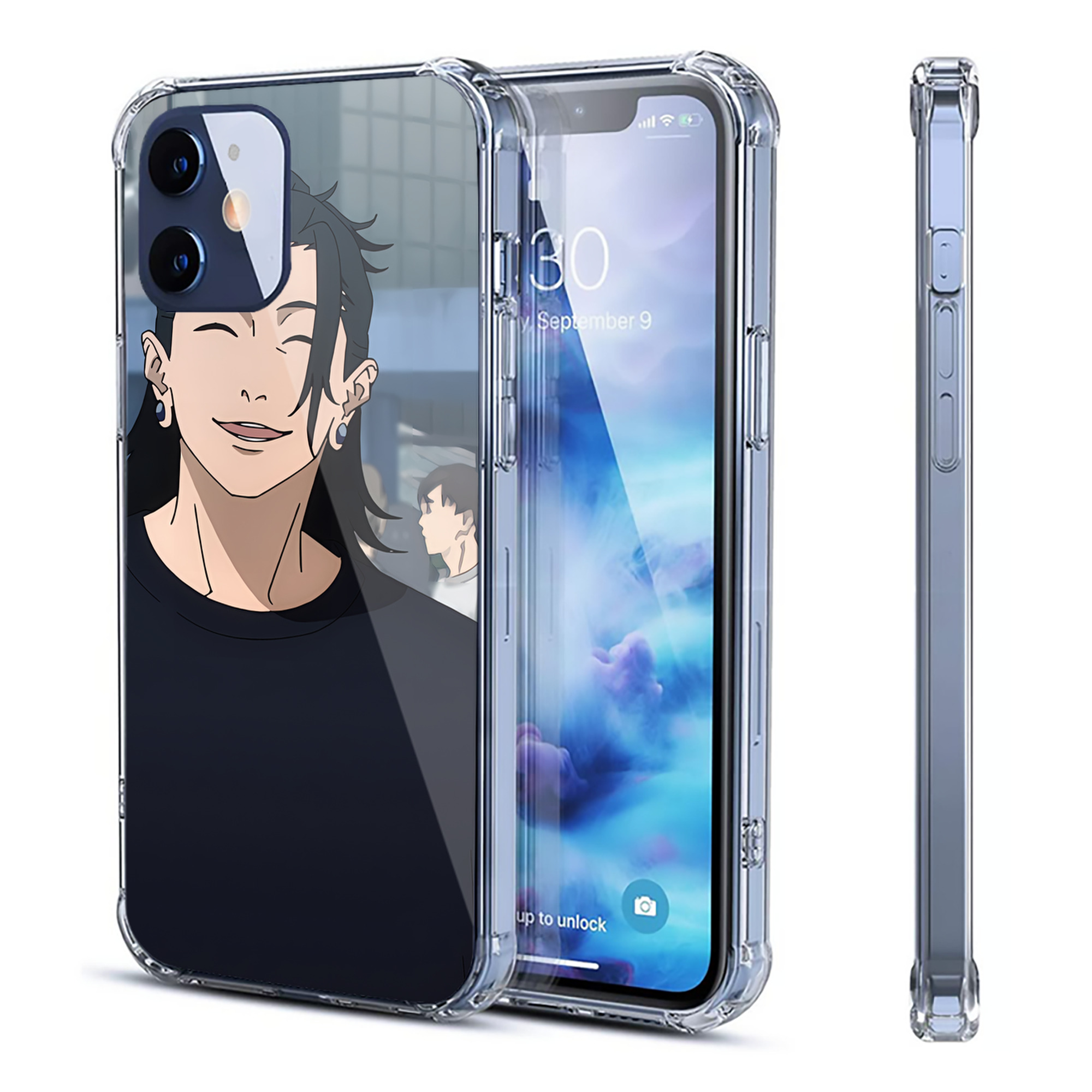 （画像用） SPY×FAMILY间谍家家酒 【iPhone 12シリーズ対応】透明スマホケース（クリアソフトケース）
